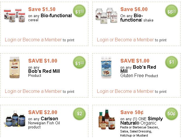 Coupons rabais Theh Healthy Shopper