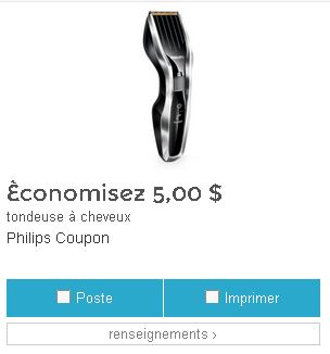 Coupon rabais Philips sur le site save.ca